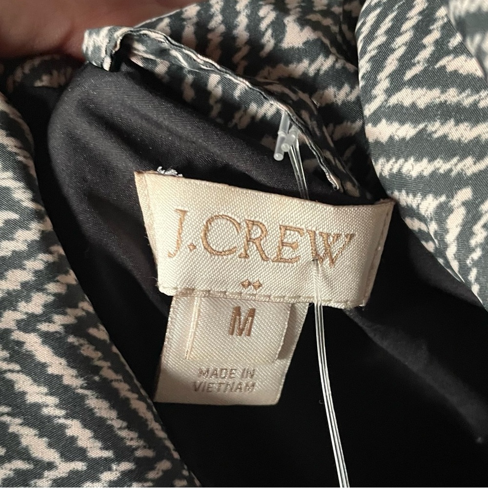 J.Crew Excursion Herringbone Down Vest Women’s Bl… - image 4